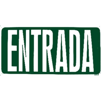 Cartel "entrada"