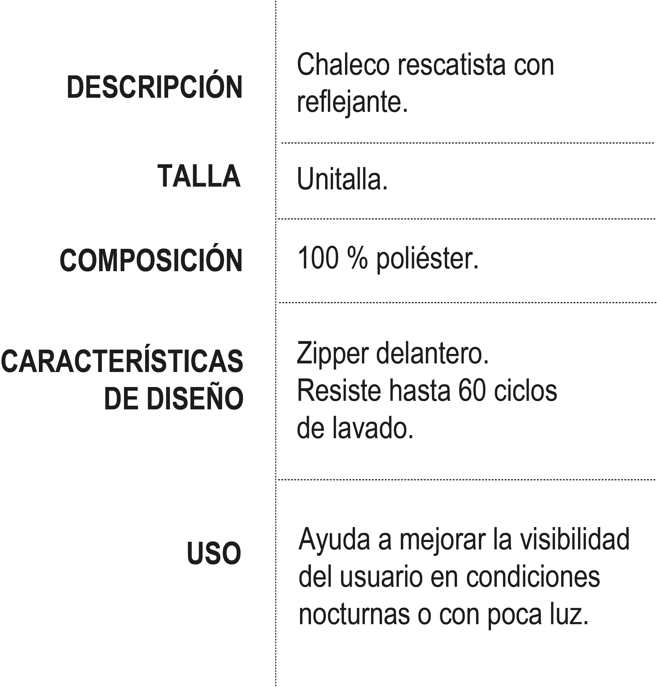 Información de Producto