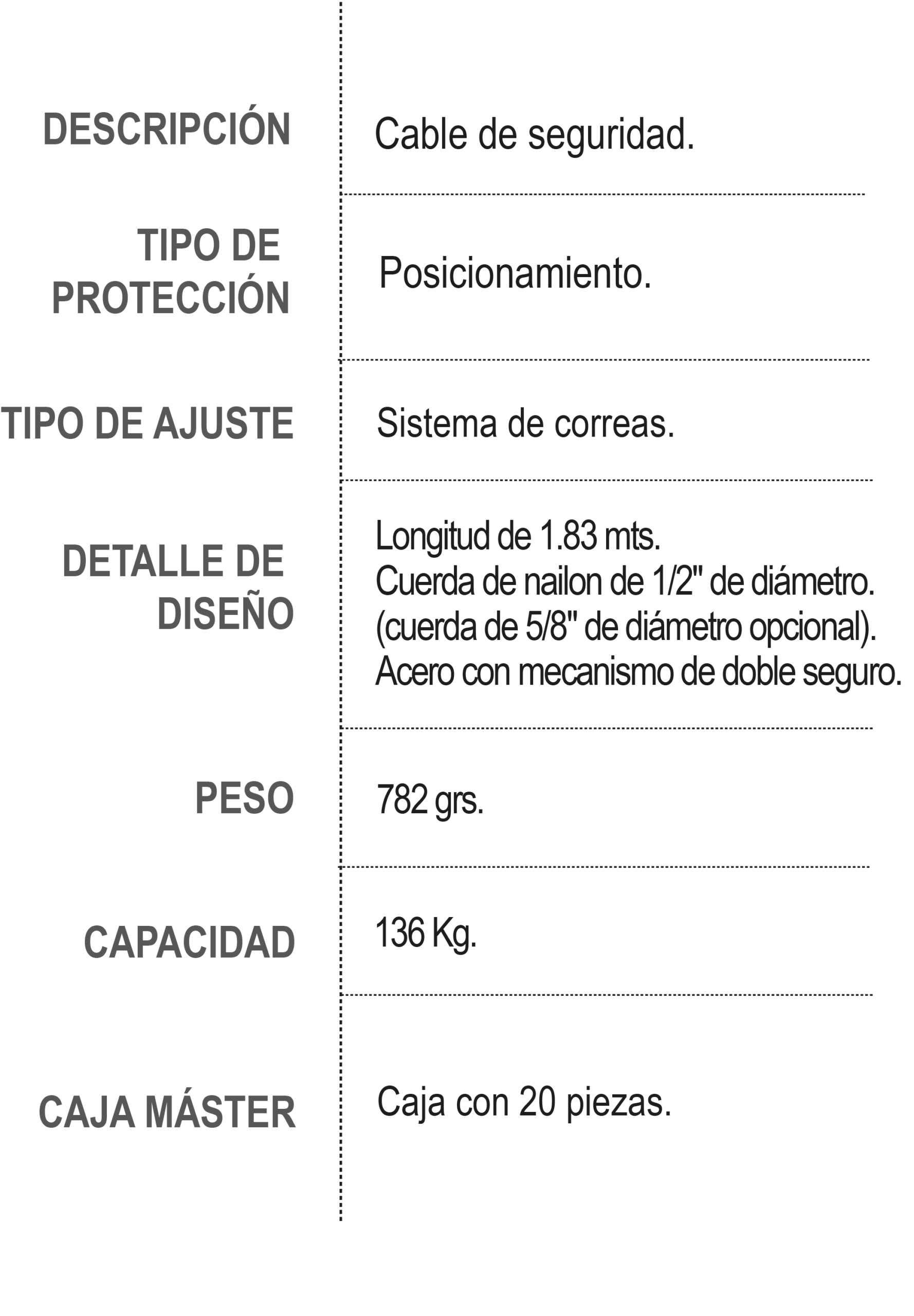 Información de Producto