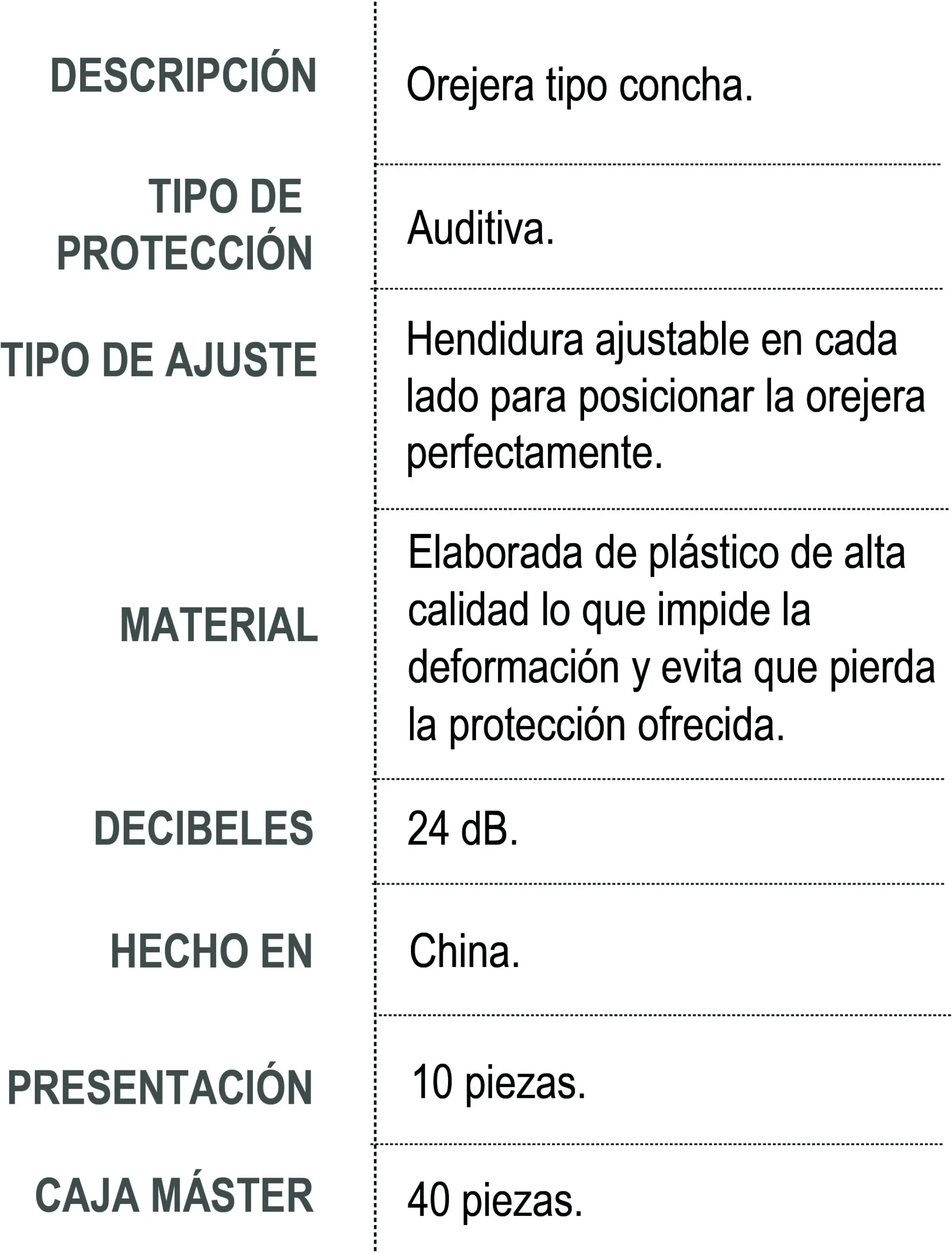 Información de Producto